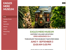 Tablet Screenshot of eaglesmeremuseum.com